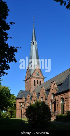 Historische Friedenskirche in Loga, leer, Ostfriesien Stockfoto