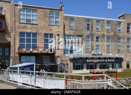 Historisches Gebäude in der Altstadt von Duluth, Minnesota Stockfoto