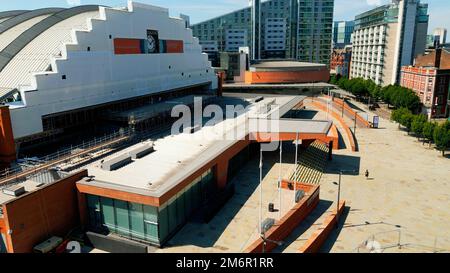 Manchester Central Station - MANCHESTER, Großbritannien - 15. AUGUST 2022 Stockfoto