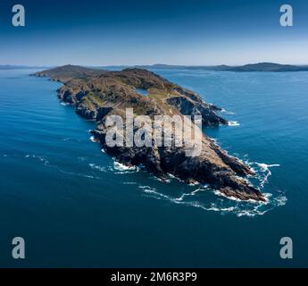 Luftaufnahme der Halbinsel Sheep's Head in der Grafschaft Cork von Irland Stockfoto