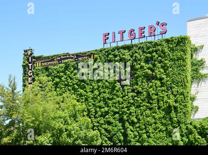 Historisches Gebäude in der Stadt Duluth, Minnesota Stockfoto