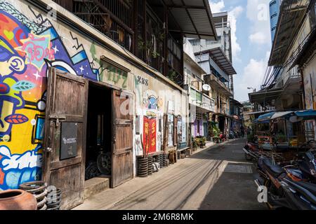 Talat Noi, Bangkoks Chinatown in Bangkok, Thailand Stockfoto