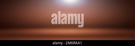 Abstrakte glatt Braun wand hintergrund Layout Design, Studio, Zimmer, Web Template, Business Report mit glatten Kreis gradient Farbe Stockfoto