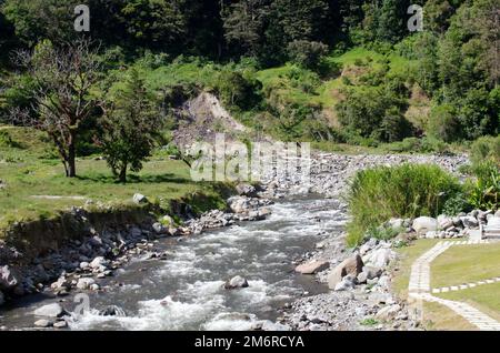 Fluss Chiriqui Viejo Stockfoto