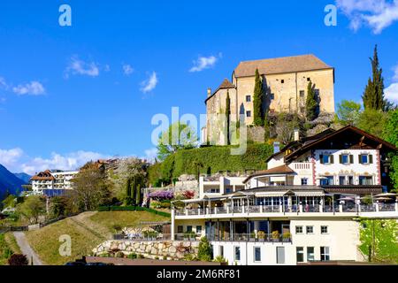 Schenna Castle, Schenna, Merano Country, Südtirol, Italien Stockfoto