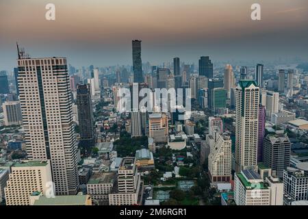 Skyline von Bangkok, Bangkok, Thailand Stockfoto