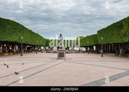 Jardin Guerrero, UNESCO-Weltkulturerbe Queretaro, Mexiko Stockfoto