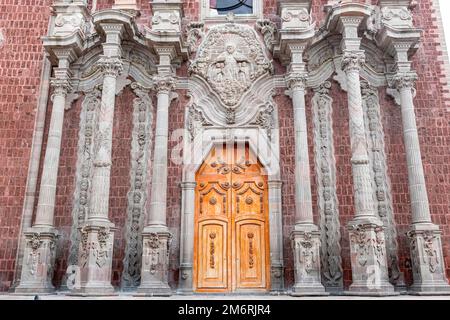 Catedral de San Felipe Neri, UNESCO-Weltkulturerbe Queretaro, Mexiko Stockfoto