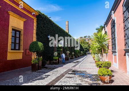 Historische Gebäude, UNESCO-Weltkulturerbe Tequila, Jalisco, Mexiko Stockfoto