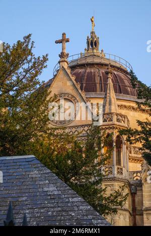 Chapelle royale de Dreux, auch Chapelle Royale Saint-Louis, neogotisches Grab der Familie d'Orleans, Dreux, Eure-et-Loir Stockfoto