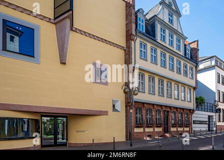 Das Deutsche Romantik-Museum am Geburtsort von Johann Wolfgang Goethe, Goethe-Haus, Altstadt, Frankfurt am Main, Hessen, Deutschland Stockfoto