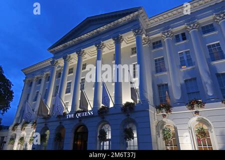 The Queens Hotel, The Promenade, Cheltenham, Gloucestershire, England, Großbritannien, GL50 1NN - 1838by C & RW Jearrad Stockfoto