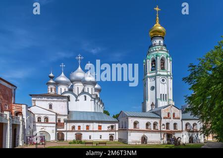 St. Glockenturm der Sophia-Kathedrale, Wologda, Russland Stockfoto