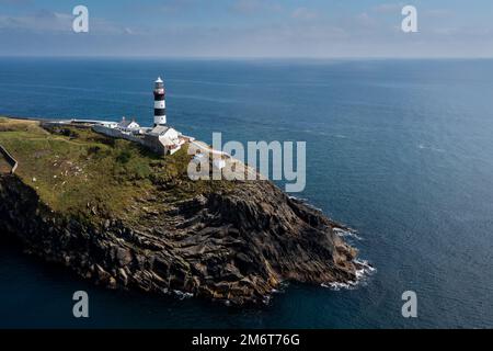 Leuchtturm am Alten Kopf von Kinsale in der Grafschaft Cork im Westen Irlands Stockfoto