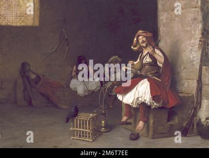 Jean-Léon Gérôme - Bashi-Bazouk-Gesang - 1868 Stockfoto