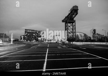 Finnieston Crane, Clyde Arc, OVO Hydro, SEC Armadillo Glasgow 2023. Stockfoto