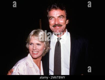 Sharon Gless und Tom Selleck 1987 Dollar Guthaben: Ralph Dominguez/MediaPunch Stockfoto