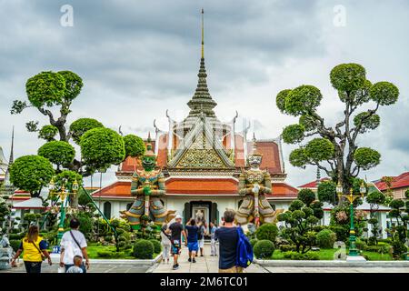 Wat Pole Han Tempel (Thailand Bangkok) Stockfoto