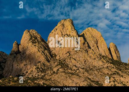 Hase Ears Massif im Organ Mountains-Desert Peaks National Monument, New Mexico, USA Stockfoto