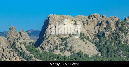 Rushmore National Memorial in der Nähe von Keystone, South Dakota Stockfoto