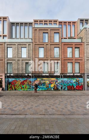 Lower Marsh ist eine Straße im Stadtteil Waterloo in London, England. Es liegt neben dem Waterloo Bahnhof im Londoner Stadtteil Lambeth Stockfoto