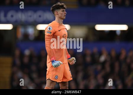 5. Januar 2023; Stamford Bridge, Chelsea, London, England: Premier League Football, Chelsea gegen Manchester City; Kepa Arrizabalaga von Chelsea Stockfoto