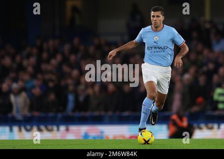 5. Januar 2023; Stamford Bridge, Chelsea, London, England: Premier League Football, Chelsea gegen Manchester City; Rodri von Manchester City Stockfoto