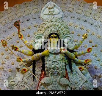 devi durga Göttin Idol beim durga Puja Festival Stockfoto