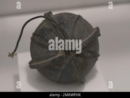 Spanischer Bürgerkrieg (1936-1939). Sprengladung, c. 1936. Metall. Armeemuseum. Toledo, Spanien. Stockfoto