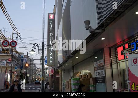 Tokio, Japan. 12. November 2022. Das Hotel Pulitzer in JiyÅ«gaoka. (Kreditbild: © Taidgh Barron/ZUMA Press Wire) Stockfoto