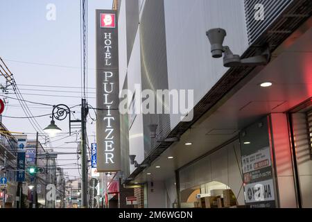 Tokio, Japan. 12. November 2022. Das Hotel Pulitzer in JiyÅ«gaoka. (Kreditbild: © Taidgh Barron/ZUMA Press Wire) Stockfoto