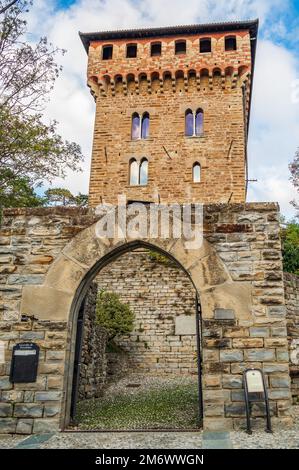 Schloss von Trisobbio Stockfoto