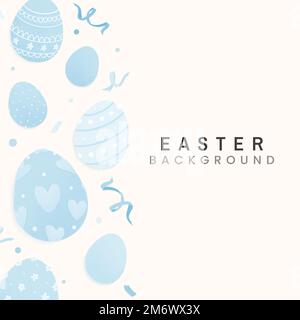 Frohe Ostern 2019 Hintergrund-Vektor Stock Vektor