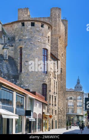 Straße in Narbonne, Frankreich Stockfoto