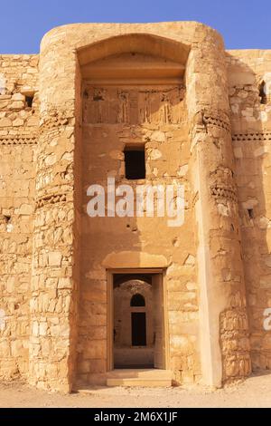 Wüstenschloss Qasr Kharana, Al Kharaneh, Jordanien Stockfoto