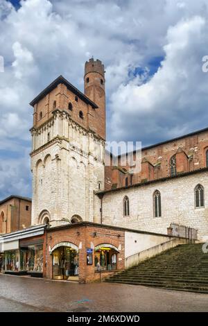 Kollegiatkirche Saint-Salvi, Albi, Frankreich Stockfoto