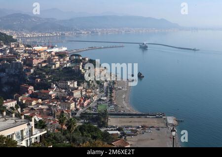 Raito - Panorama del Golfo di Salerno Stockfoto