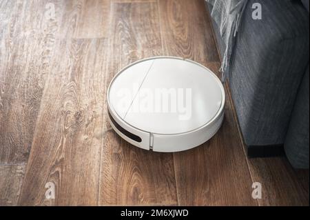 Roboter-Staubsauger Stockfoto