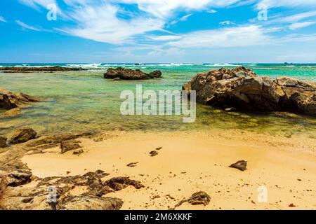 Itapua Beach in Salvador, Bahia Stockfoto