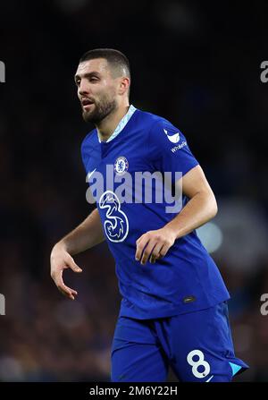 London, England, 5. Januar 2023. Mateo Kovacic von Chelsea während des Premier League-Spiels auf der Stamford Bridge, London. Der Bildausdruck sollte lauten: David Klein/Sportimage Stockfoto