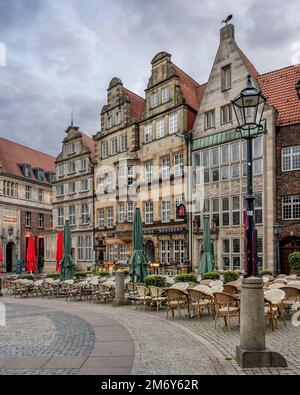 Marktplatz in Bremen, Deutschland Stockfoto