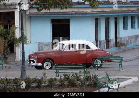 Oldtimer in Cuba American Classic Stockfoto