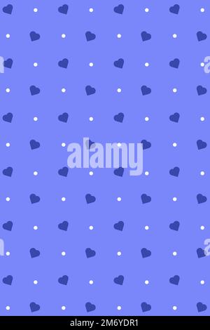 Abstraktes nahtloses Muster mit lila Herzen. Rosa Herzen nahtloses Muster. Universaldruck. Vektordarstellung Stock Vektor