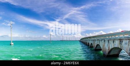 Übersee Highway Bridge nach Key West, Florida, USA Stockfoto