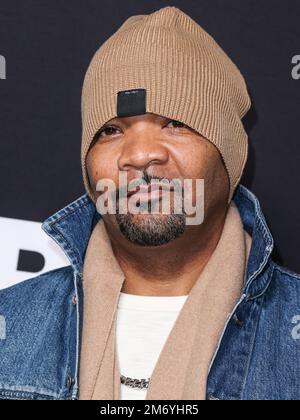 Hollywood, Usa. 05. Januar 2023. HOLLYWOOD, LOS ANGELES, KALIFORNIEN, USA - JANUAR 05: Dallas Jackson trifft auf die Los Angeles Premiere von STARZ, „BMF“ (Black Mafia Family) Staffel 2 ein, die am 5. Januar 2023 auf dem TCL Chinese Theatre IMAX in Hollywood, Los Angeles, Kalifornien, USA stattfindet. (Foto: Xavier Collin/Image Press Agency) Kredit: Image Press Agency/Alamy Live News Stockfoto