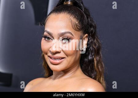 Hollywood, Usa. 05. Januar 2023. HOLLYWOOD, LOS ANGELES, KALIFORNIEN, USA - JANUAR 05: Die amerikanische Fernsehfigur und Schauspielerin La La Anthony (Alani Nicole Anthony) trifft am 5. Januar 2023 im TCL Chinese Theatre IMAX in Hollywood, Los Angeles, Kalifornien, USA auf der Premiere der STARZ' „BMF“ (Black Mafia Family) Staffel 2 in Los Angeles ein. (Foto: Xavier Collin/Image Press Agency) Kredit: Image Press Agency/Alamy Live News Stockfoto