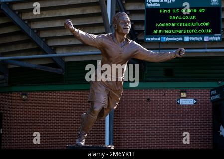 Statue von John Francis Leslie vom Künstler Andy Edwards, der Englands erster schwarzer Fußballspieler sein sollte. Stockfoto