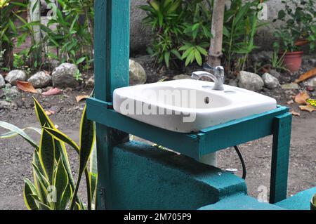 Outdoor-Waschbecken Stockfoto