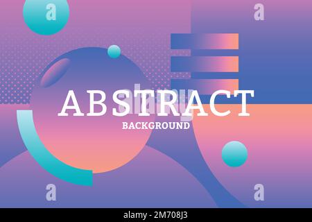 Farbenfrohe geometrische abstrakt gemusterte Hintergrundvektoren Stock Vektor