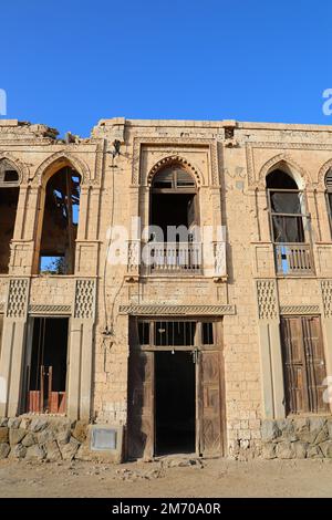 Haus von Mammub Mohammed Nahari in Massawa Stockfoto